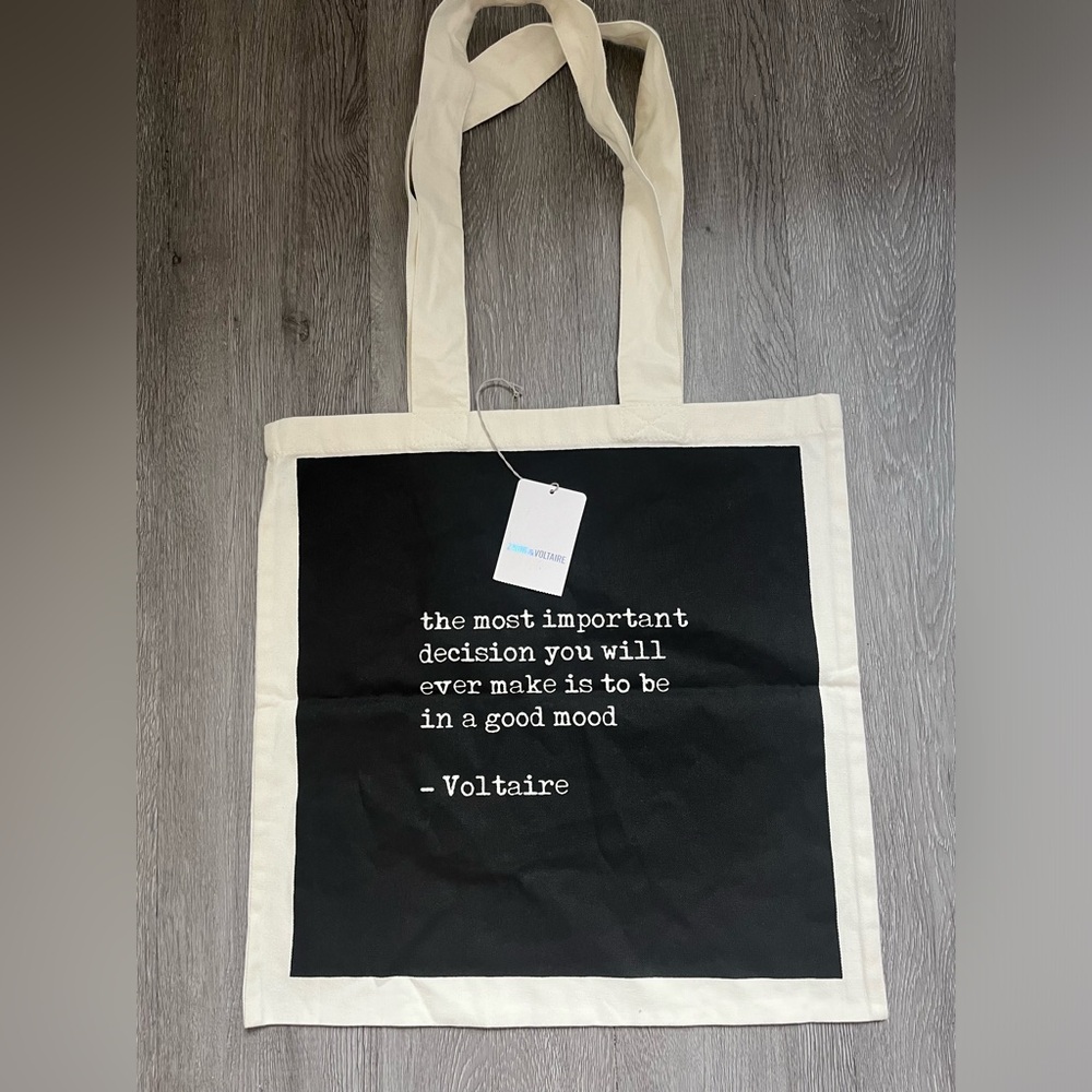 New with tag Zadig & Voltaire cotton Tote Bag